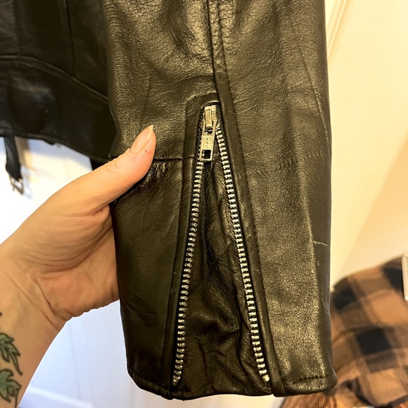Repurposed Leather Jacket. - Picture 5 of 6
